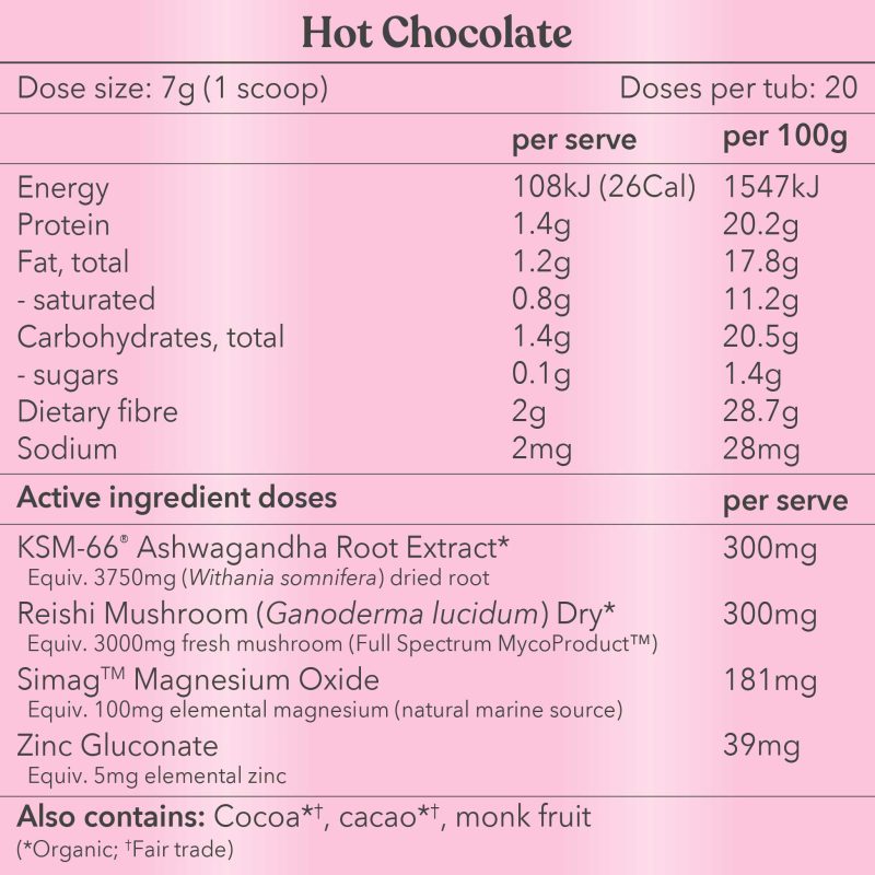 1201HotChocolate NutritionInformation