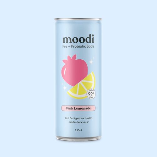 Moodi Pre + Probiotic Soda - Pink Lemonade