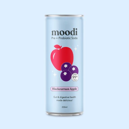 Moodi Pre + Probiotic Soda - Blackcurrant apple