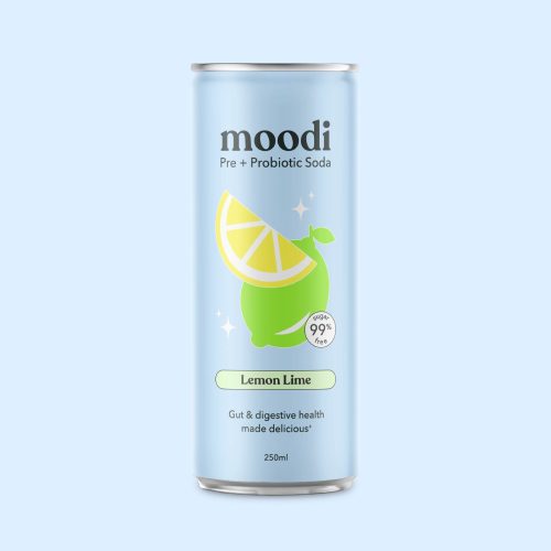 Moodi Pre + Probiotic Soda - Lemon Lime