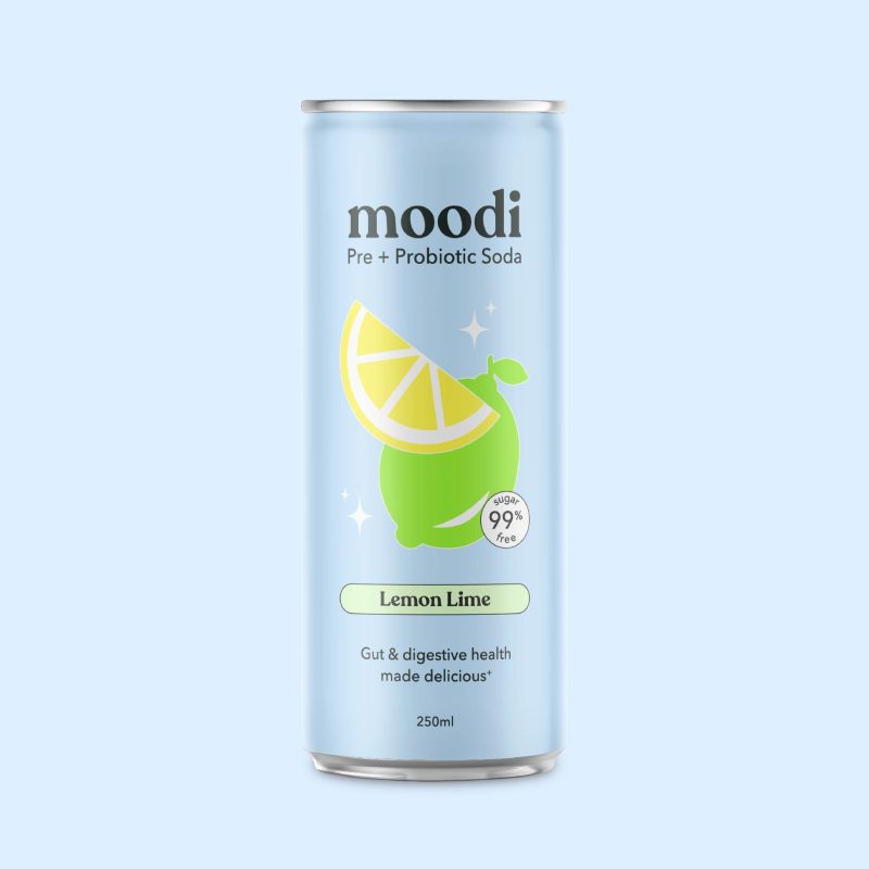 Moodi Pre + Probiotic Soda - Lemon Lime