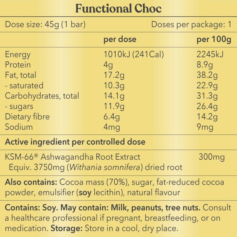 1901FunctionalChocolate Nutritioninformation 6d10a605 55a8 4948 b97b 54a71d6fe978